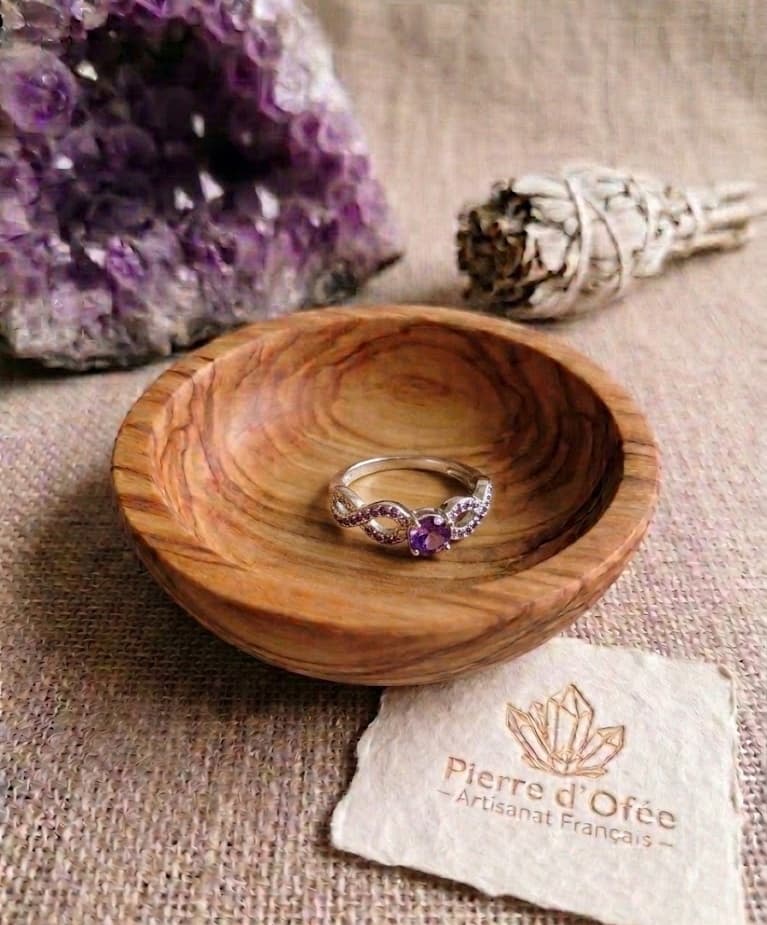 Bague Argent 925 — Améthyste Facettée