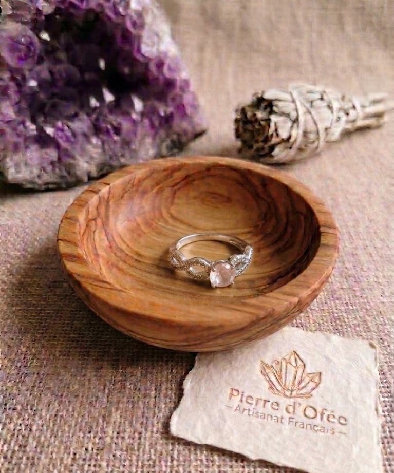 Bague Argent 925 — Quartz Rose