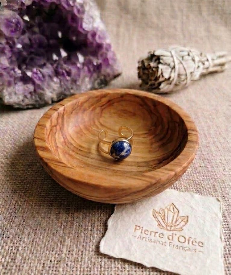 Bague Dorée — Sodalite