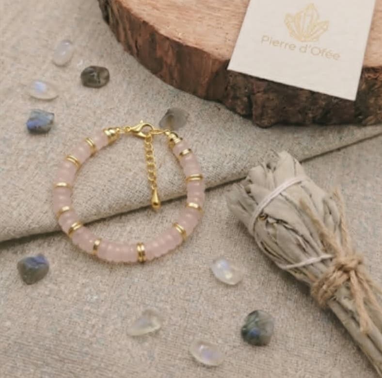 Bracelet Quartz Rose